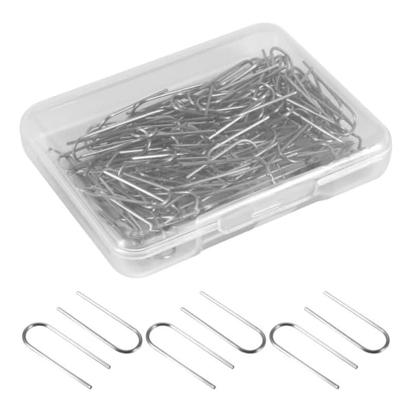 150 st Högtemperatur Nichrome Tråd Hoppringar U-formade Hängkrokar för DIY Hängen Ornament Glasfusing