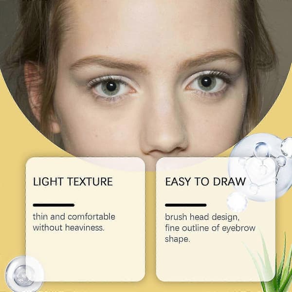 Long-lasting Light Brown Eyebrow Cream Easy, Gentle, Natural Look