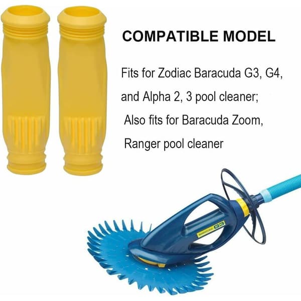W69698 Pool Membrane Compatible with Zodiac Baracuda G3 G4 with Retaining Ring W81600 (2 Pieces)