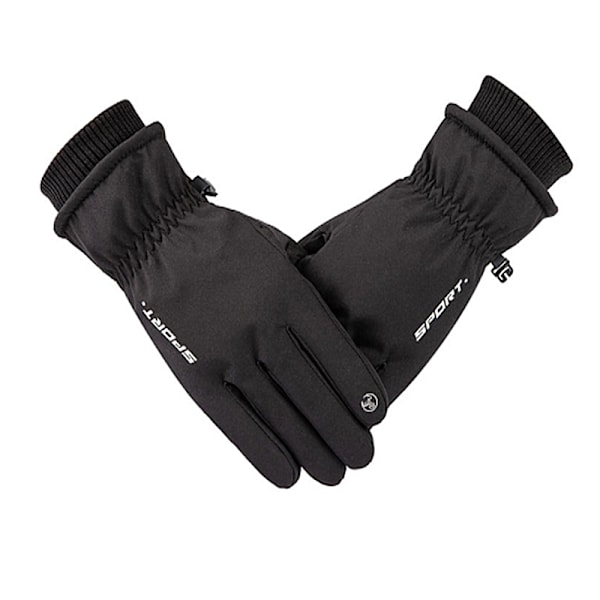 Touchscreen Gloves Waterproof Black (L/XL)