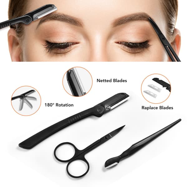 Eyebrow Razor Eyebrow Set, 12 Pcs Eyebrow Care