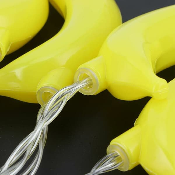 Decorative Lights, Simulated Battery Powered LED Banana String Lights for Bedroom Yard