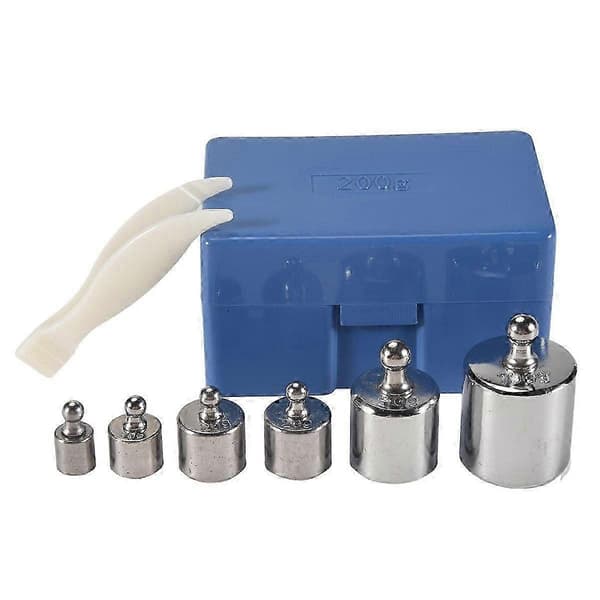 6 pcs 100g 50g 2x20g 10g 5g Gram Precision Calibration Weight Digital Scale Set