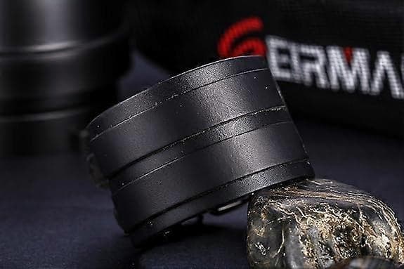 Læderarmbånd til mænd med spænde, sort/brun farve tilgængelig