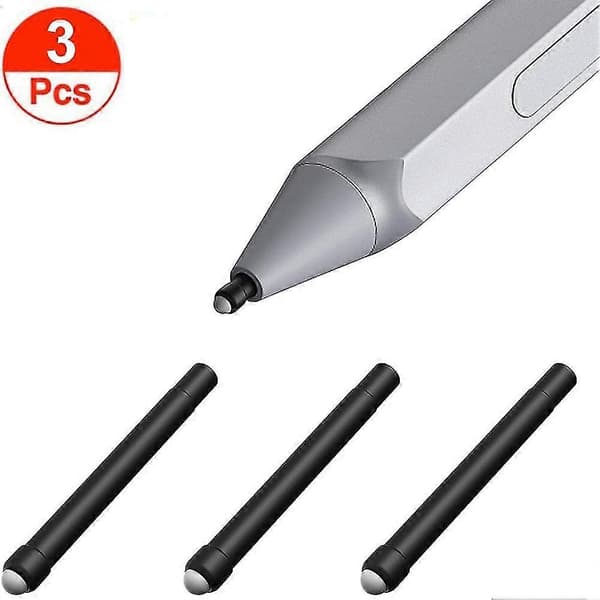 3 stk Stylus Penn til Microsoft Surface Pro 8/7/6/5/4/3/x, Surface Go 3/2/1, Surface Book/laptop med viskelærknapp