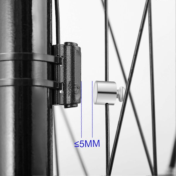 Wired Bicycle Computer 19 Functions Touch Bike Speedometer Odometer Waterproof Cycling Computer with Backlight Black Black