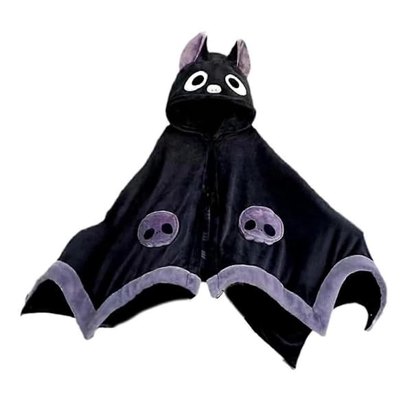 /NN/Halloween Bat Tæppe Hættetrøje Bærbar Kappe One Size
