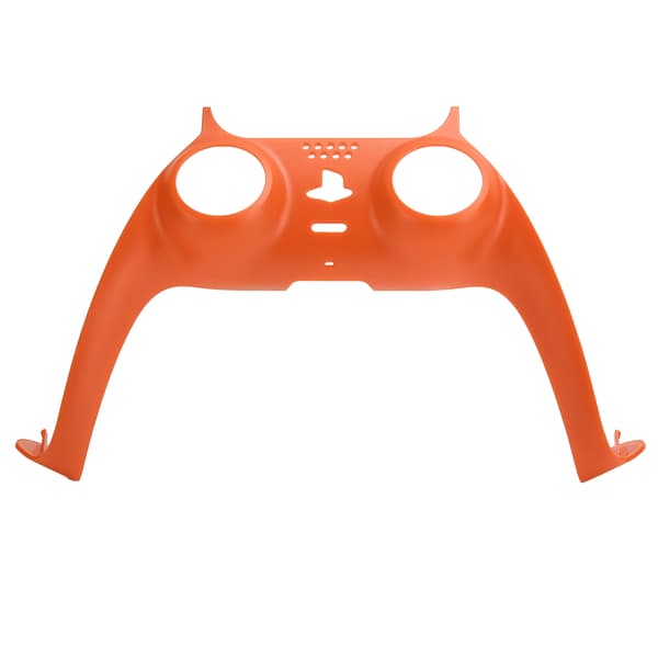 Game Controller Handle Decorative Strip Gamepad Grip Replacement DIY Shell Cover for PS5 Orange