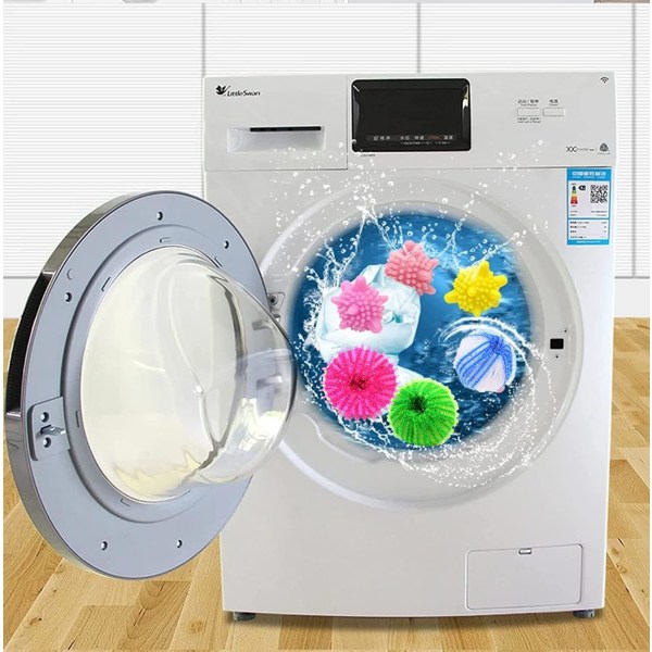 Hårborttagningsboll för tvättmaskin, 6 tvättmaskin
