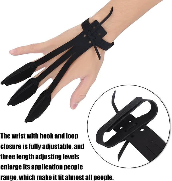 Skyttehandske Handskydd 3-Fingers Fingertillbehör