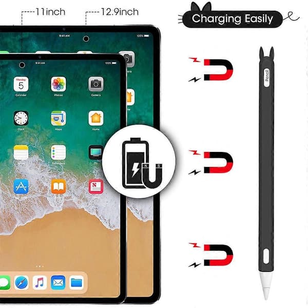 Protective Case for Apple Pencil 2nd Generation Stylus, Silicone Protective Cover