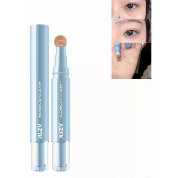 Concealer Pen, 3 Colors Liquid Concealer with Sponge Head 1 1