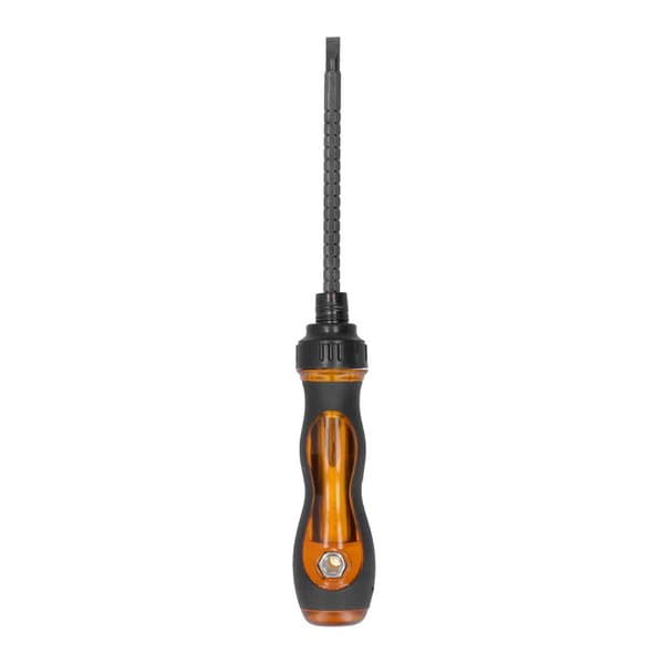 Screwdriver Ratchet Slotted Phillips Double-Ended Retractable Magnetic Screwdriver Fastening Tool