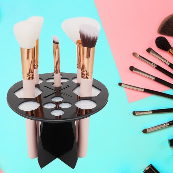 14-hullers kosmetisk børstetørrestativ tørrer makeupbørste displayholder organizer