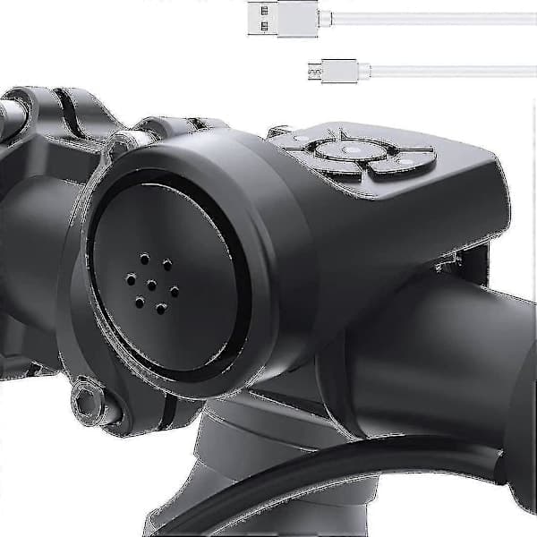 140db Vanntett Elsykkelhorn - 4 Moduser, Tyverialarm, USB Oppladbart-FY-