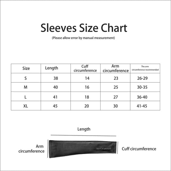 Unisex Armvarmere Kompresjon UV-beskyttelse UPF 50 Ultra Elastisk