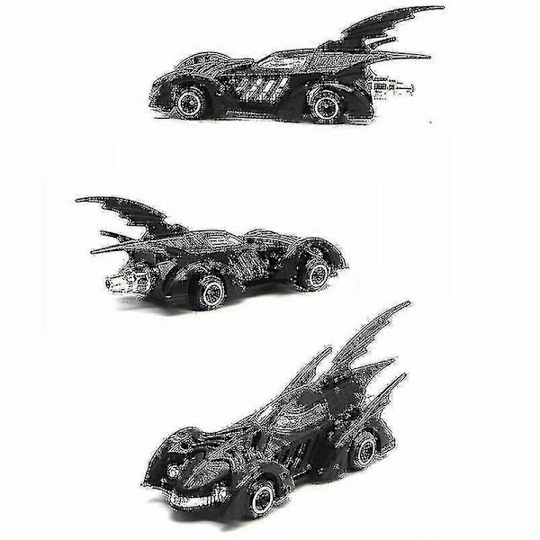Sæt med 6 Batmobile Legetøjsbiler i Metal