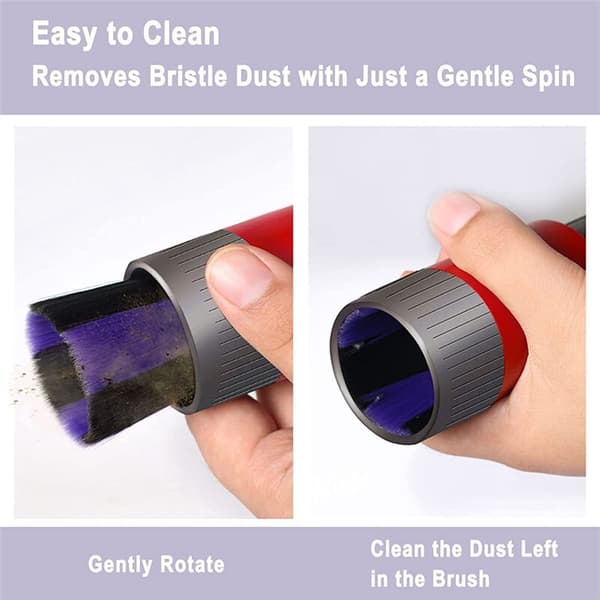 Trace-free dust brush suitable for V7 V10 V11 V15 part vacuum cleaner replacement dust removal brush
