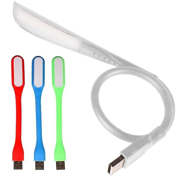Bærbar LED-skrivebordslampe, LED-leselampe med USB-ladeport