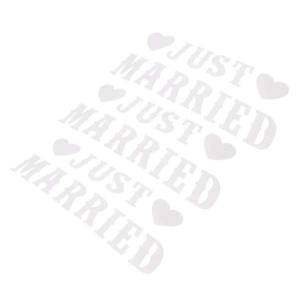 Newly Married Banners Multifunctional Easy to Use Cute Design Complete Tools Wedding Decorations Banners for Parties