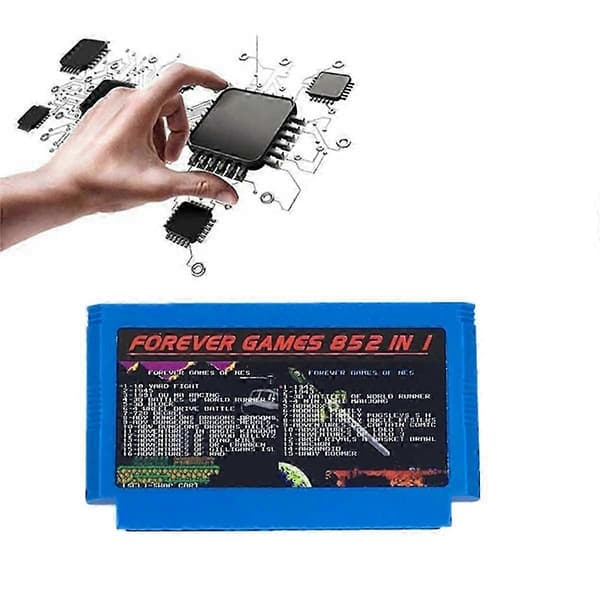 852 i 1 Spil til FC Adapter til SFC/SNES Spillekonsol FOREVER GAMES Spil