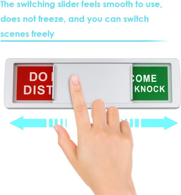 Silver - 2-rumsavskiljningspanel, \"Stör ej\" glidande avskildhet