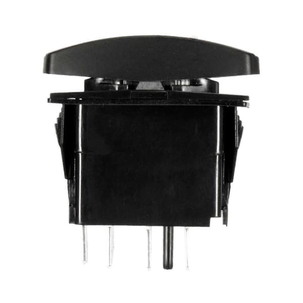 2 pcs 7-Pin Momentary Rocker Switch Winch In Winch Out 12V ON-OFF-ON LED Light - Red & Green.