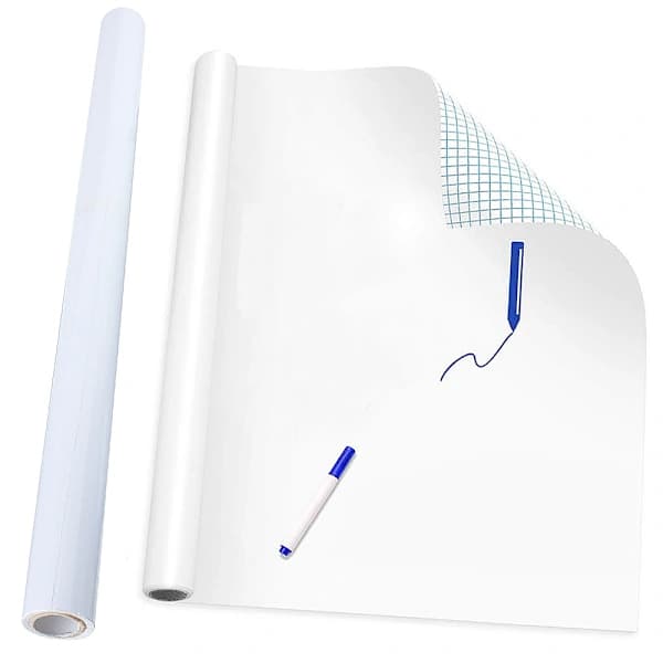 Selvklebende tavle / Whiteboard - 200 x 45 cm
