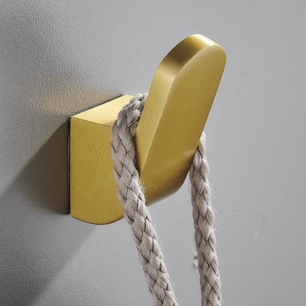 Free Punch Clothes Hook Bathroom Space Aluminum Towel Hook Stick