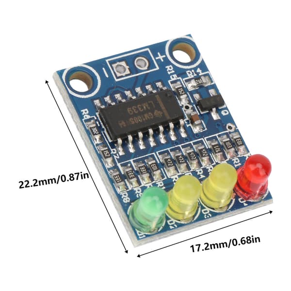 12V Batteri 4 Cifre Batteriindikator Modul Strømkapacitet LED Lys Indikator Modul