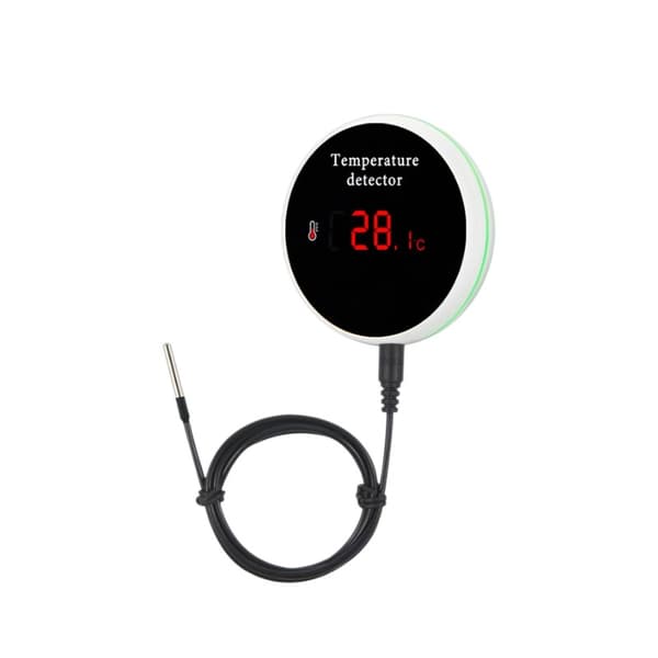 Wifi Temperatursensor Trådløs Digital Smartlife Termometer Rum Vand Pool Termostat Alarm EU HK
