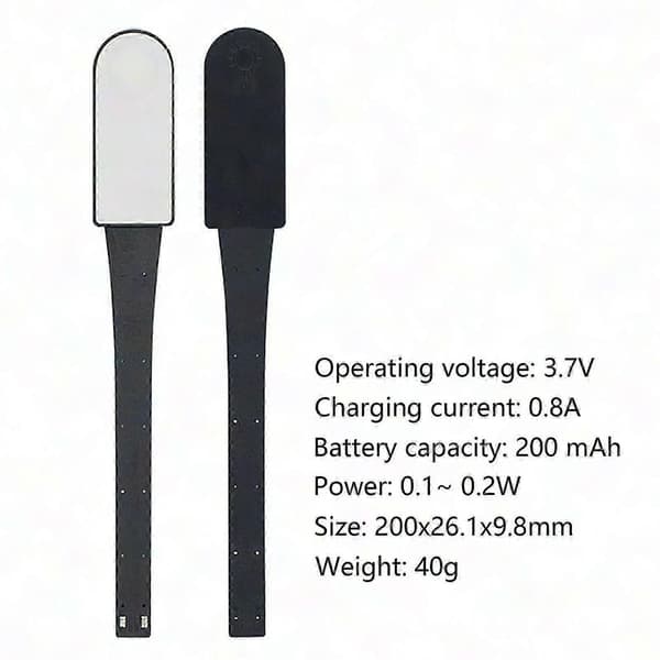 Oppladbar LED-boklampe med 3 lysstyrkenivåer