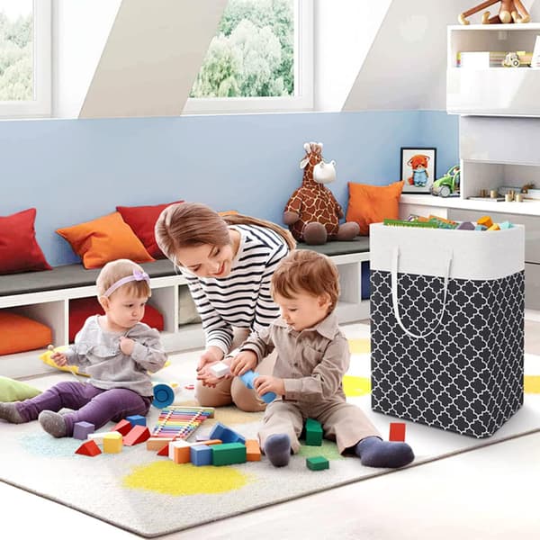 Laundry Basket, Large Laundry Bag with Handles, 75L Organizing Basket