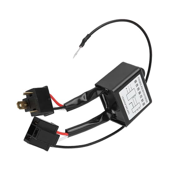 2 stk LED-omformere for negativ polaritet, omvendt polaritet for H4 [DB]
