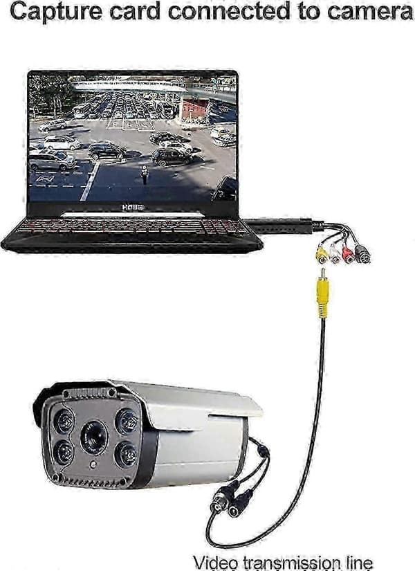 VHS/Hi8 til Digital/DVD-omformer med USB 2.0 Video & o Capture for Windows 10/8/7,xx