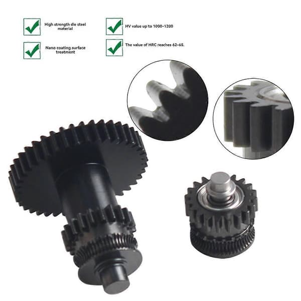 Extruder Gear Kit Nanobelagd för 2 3D-skrivare - 3D-skrivartillbehör