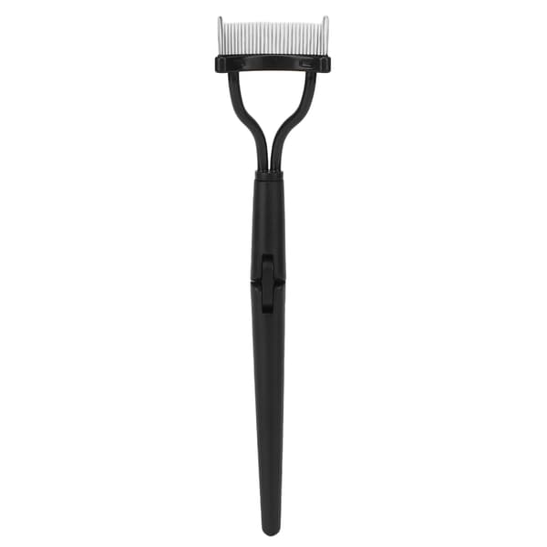 Foldable Eyelash Separator Teeth Eyelash Comb Eyelash Care Tool with Protective Case