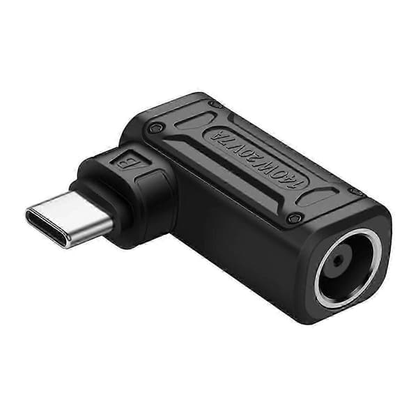 PD 140W DC til Type C Strømladeadapter DC Huninngang til USB C Hannplugg for Telefon, Nettbrett, Bærbar PC (B)