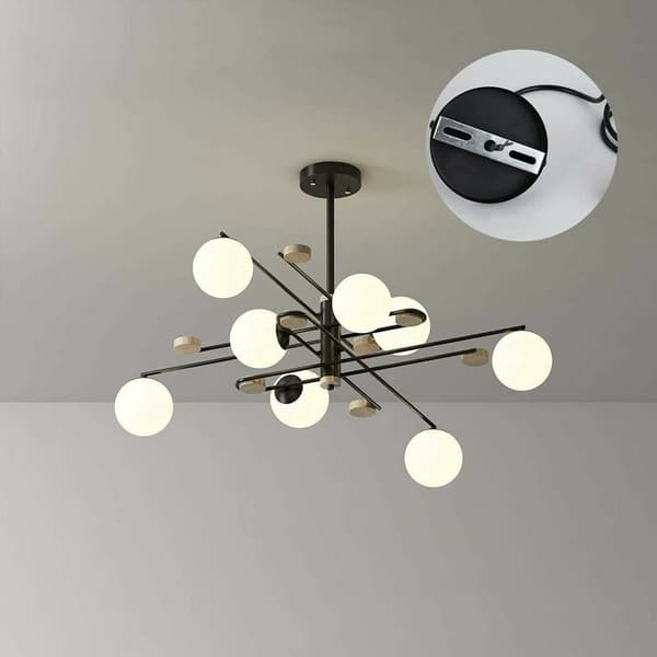 Ceiling Lamp Flat Bracket, Chandelier Mounting Accessories, Ceiling Lamp Mounting Bracket, for Home Office Ceiling Chandelier Lighting Lamp Bracket