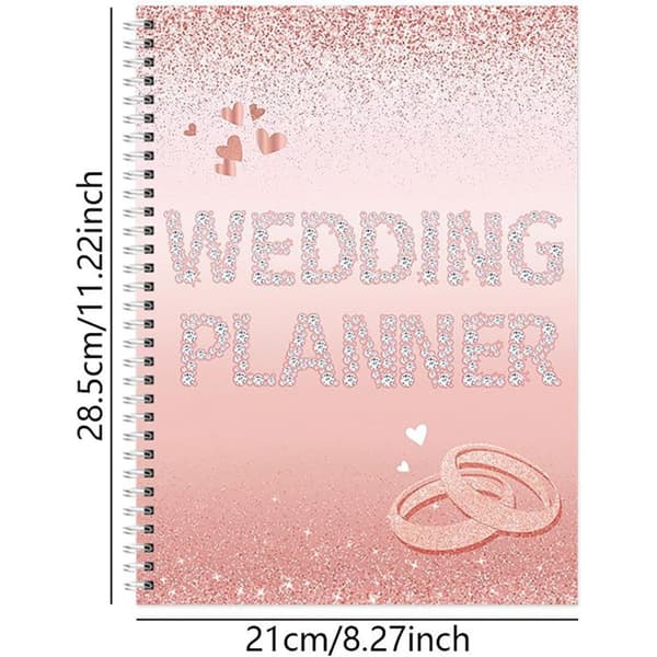 Wedding Planner Notebook: Customizable Event Planning, Budget Tracker & Checklist Organizer