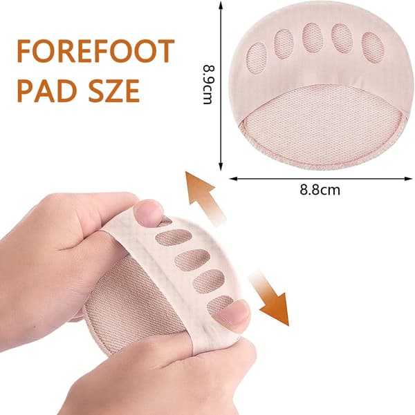 Plantar Pad, Halvsula för damskor, Plantar och hälpad