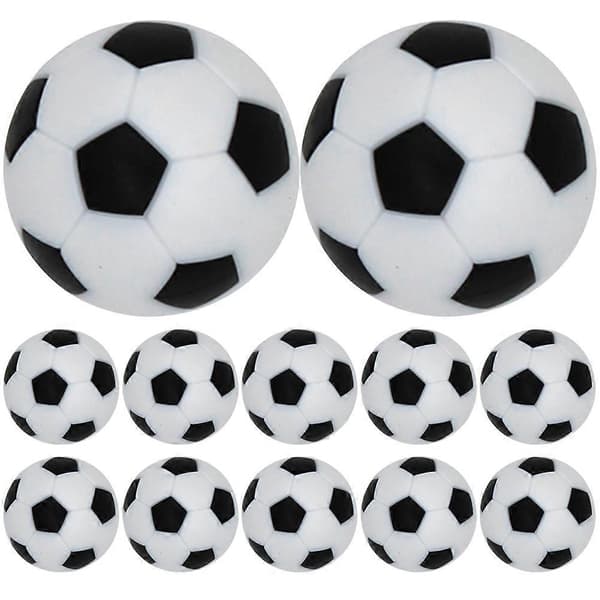 12 stk. bordfodboldbolde udskiftning bordfodboldbolde bordfodboldbolde mini bordfodboldtilbehør