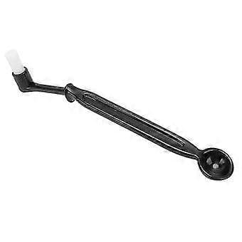 Black Plastic Coffee Machine Head Cleaning Brush - Multifunctional Brew Head Cleaning Tool for Home