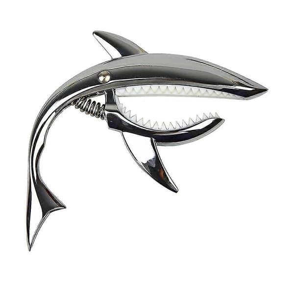 Zinklegering Gitarr Pitch Clip Akustisk Gitarr Elgitarr Pitch Clip Musikinstrument Tillbehör--Ljust silver