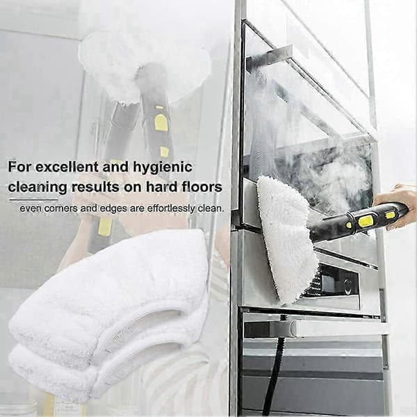 12 stk Moppkluttrekk til Karcher Easyfix SC1 SC2 SC3 SC4 SC5 SV7 Erstatningsdampmopphode