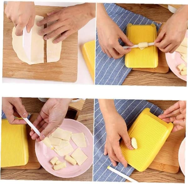 Spaghetti & Macaroni Board Italian Pasta Macaroni Machine Noodle Maker Mold Manual Pasta Gear Kitchen Utensil
