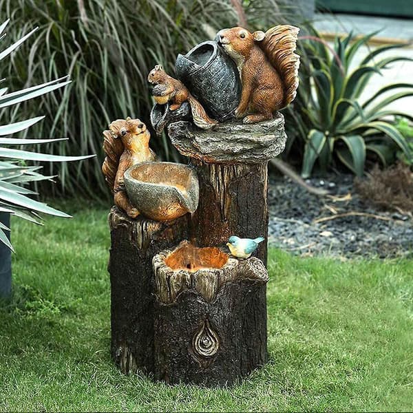 Polyresin Squirrel Statue for Home Outdoor Decoration