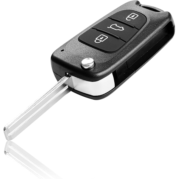 Nøkkelhus / Alarmboks for Hyundai & Kia - 3 knapper