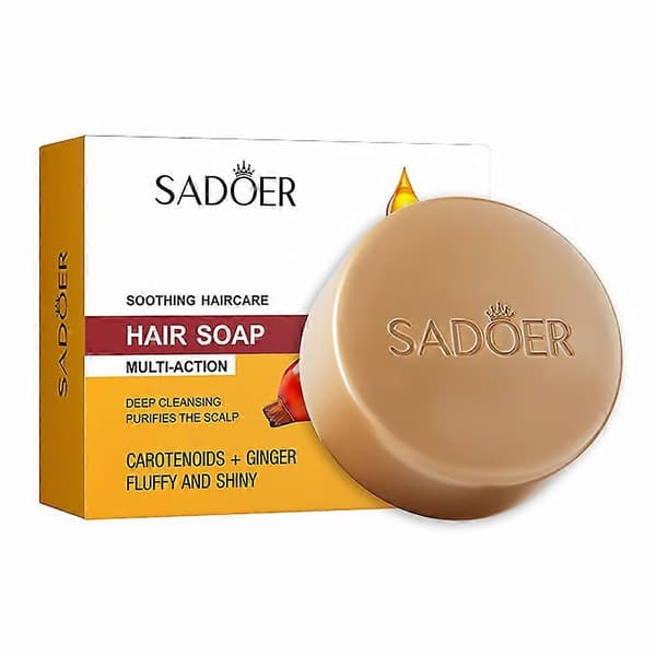 SADOER Batana Hårshampoo Bar Hovedbundsrensende Skæl Lindring Fast