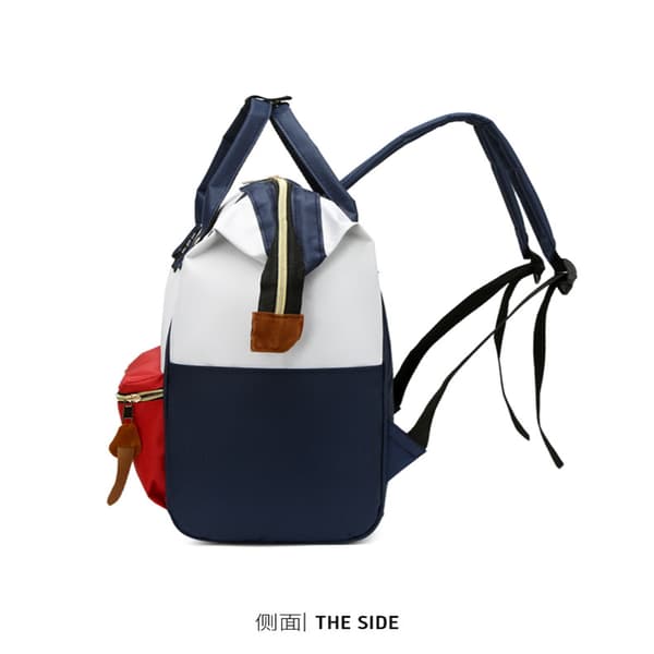 Large backpack with clips, fashionable travel backpack, multifunctional and large mommy bag, student backpack